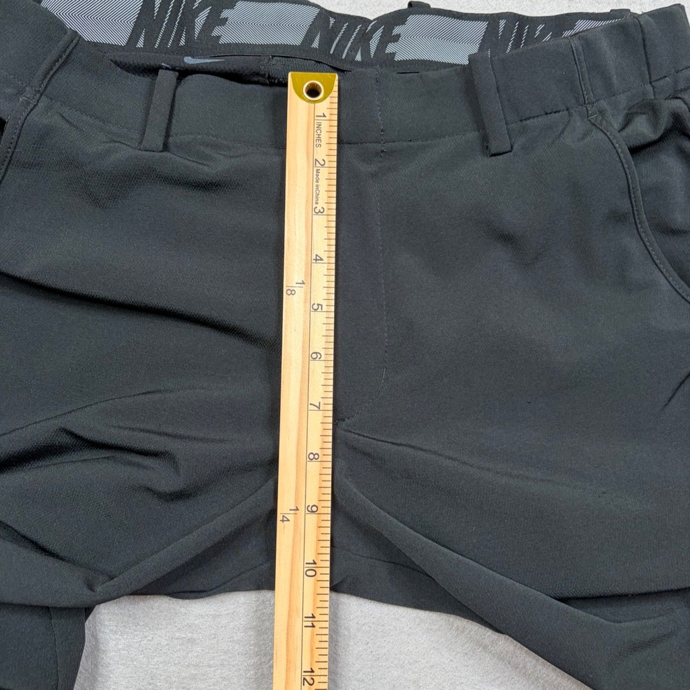 Nike Dri-FIT Slim Golf Pants Mens Medium Black Performance Trousers - Picture 10 of 13